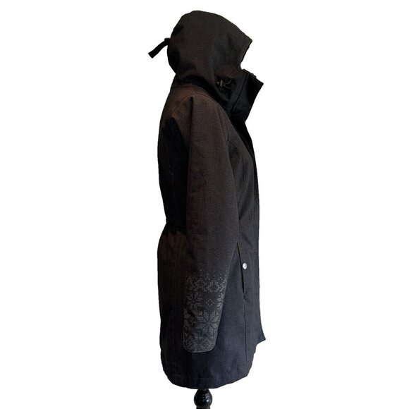 Helly Hansen prima loft woman winter jacket, size Small, 3/4, dark grey coat - Picture 4 of 14
